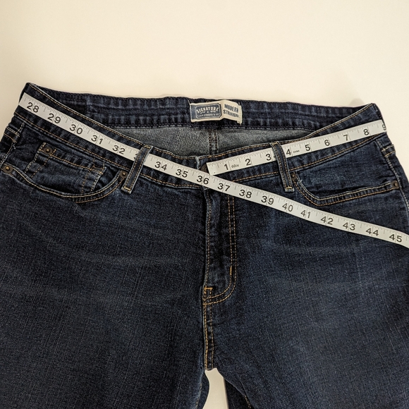 Levi's Strause and Co. Signature Modern Straight Denim Jeans Women's Size 16 S - Picture 4 of 9